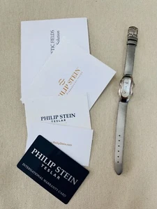 Philip Stein MOP Dual Dial Multiple Frequency Technology Ladies Watch w/Papers - Picture 1 of 12