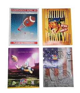 LOT of 4 Oregon DUCKS Football 1989 - 2002 BOWL PROGRAMS  Colorado  TULSA - Picture 1 of 6