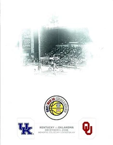 2016 SEC-Big 12 Challenge - Kentucky vs Oklahoma - Programma Bkb College femminile - Foto 1 di 3