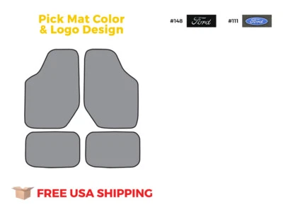 FITS 1996-2007 Ford Taurus Floor Mat 4pc Cutpile Foto 1 de 4