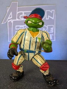 RAPHAEL 1991 GRAND SLAMMIN' RAPH Mutant Ninja Turtles Sports BASEBALLSCHLÄGER SPIELER - Bild 1 von 5