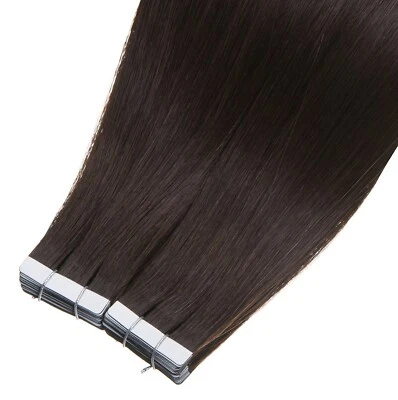 Tape In / On 100% Echthaar Remy Hair Extensions Haarverlängerung 2,5g / Tresse - Bild 1 von 3