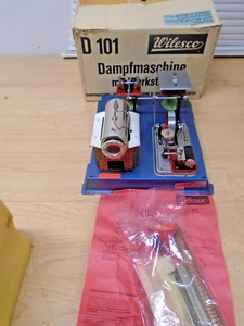 Wilesco D101 Live Steam Engine+Governor+Grinder+Unused Sealed Parts Pack MIB - Picture 1 of 14