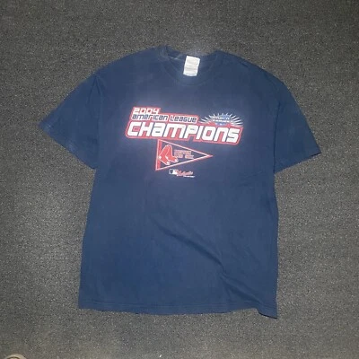 Vintage 2004 Boston Red Sox MLB World Series Champion T-Shirt Size XL flaw* - Image 1 of 4