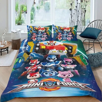 Miniforce 3Pcs Bedding Sets Duvet Cover Sets All Season for Kid Soft Lightweight - Image 1 of 4