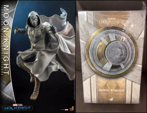 Figura de acción coleccionable 1/6 Moon Knight TMS075 auténtica Hot Toys nueva - Imagen 1 de 13