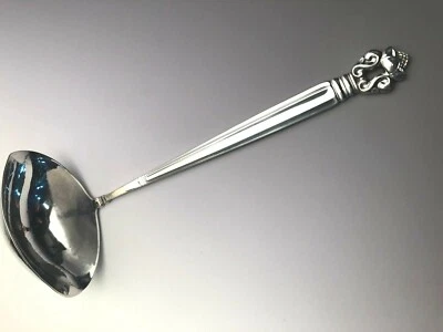 Cucharón grande de plata esterlina de George Jensen de 7,75" Foto 1 de 4