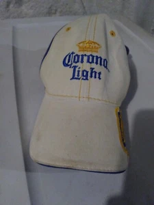 Corona Light tan beer brewery ball cap Strapback hat.  - Picture 1 of 5