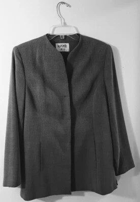 Kasper A.S.L. para mujer de segunda mano Traje pantalón gris Foto 1 de 4