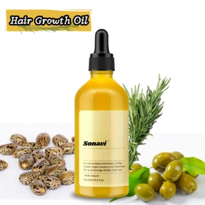 100% natural hair growth oil for thicker and fuller hair, 60ml (Pack of 1) - Picture 1 of 8