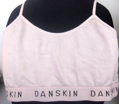 Sutiã esportivo sem fio pulôver de náilon rosa íntimo Danskin tamanho M (41) - Imagem 1 de 4