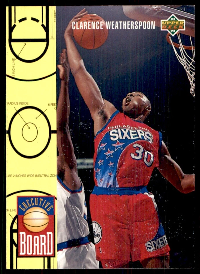 1993-94 Upper Deck Clarence Weatherspoon Philadelphia 76ers #427 - Image 1 of 2