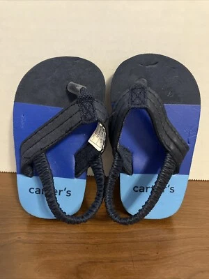 Carter’s Baby XXS (1-2) 色块拖鞋弹性背带凉鞋 — 第 1/4 张图片