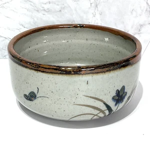 Teresa Duran Xochiquetzal Tonala Butterfly Bowl Mexican Pottery Signed 8" - Picture 1 of 12