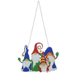 AU Seller DIY Christmas Gnomes Family Diamond Painting Crystal Decoration Kit - Picture 1 of 1
