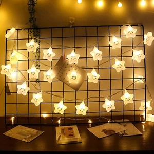 Star String Lights ,3M 20 LED Warm White Fairy Lamp USB Type powered Indoor - Picture 1 of 8