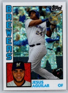2019 Topps #T84-44 Jesus Aguilar Silver Pack Anniversary BREWERS (A) - Picture 1 of 2