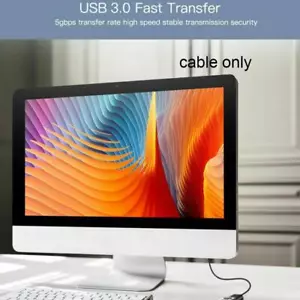 Cable de extensión USB3.0 1/2 M M M/F estándar tipo A 5 Gbp/s a datos hembra 🔥US - Imagen 1 de 14