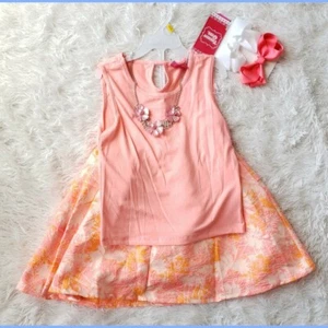 NWT Girl's 4pc Easter Dress Set Size 8/10 - Picture 1 of 4