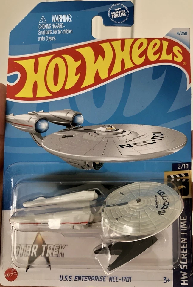 Hot Wheels 2015 HW City 43/250 USS Enterprise Ncc-1701 Star Trek 50th Ann VHTF