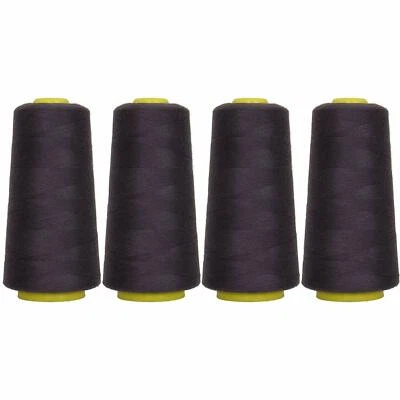 4 BIG CONES DK NAVY SEWING THREAD 2750 YD TEX 27 40S/2-THREADART - Image 1 of 4