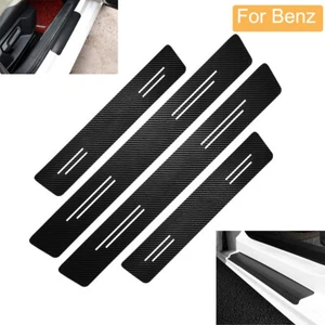4Pcs For Benz Accessories Car Door Sill Plate Protector Scuff Entry Guard Cover - Bild 1 von 11