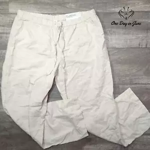 Liz Claiborne Straight Leg Linen Pants Size L - Picture 1 of 6