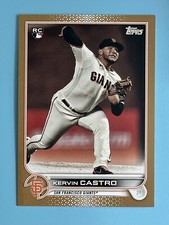 2022 Topps Series 2 Kervin Castro Gold /2022 #413 San Francisco Giants RC
