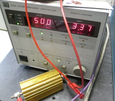 HP 6038A DC Lab Power Supply 0 to 60V 0 to 10A, 200 W FULLY TESTED Programmable - Image 1 of 4