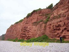 Photo 6x4 Cliff taken from beach Budleigh Salterton Looking West from Bud c2007