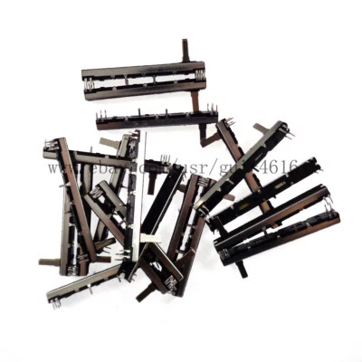 20x Straight Slide Potentiometer Double Fader A10K For Soundcraft EFX8 Panasonic