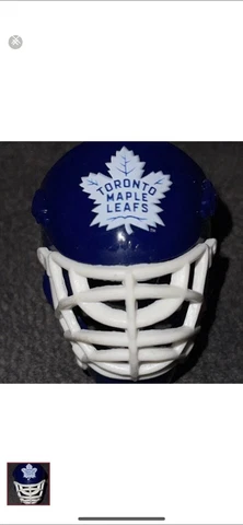 Toronto Maple Leafs Goalie Helmet Mini Plastic New Cover