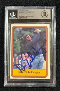 Dave Eichelberger Signed 1981 Donruss PGA Card #31 BAS Beckett Certified - Picture 1 of 2