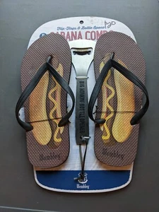 HERREN X-LARGE CABANA COMBO FLIP FLOPS UND FLASCHENÖFFNER SET NEU NEU MIT ETIKETT #6799 - Bild 1 von 2