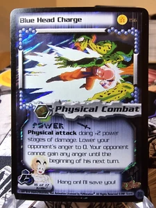 DBZ CCG DRAGON BALL Z BLUE HEAD CHARGE #156 LIMITED RARE FOIL CELL SAGA 2001 - Picture 1 of 2