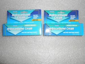 lot of 2 pack HYDROCORTISONE CREAM Max. Strength 1%, Fast Itch/Rash Relief - Picture 1 of 2