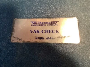NICE Thermal Engineering Co VAK-Check 4501 Electronic Vacuum Gage -UNTESTED - Picture 1 of 4