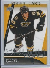 2009-10 UD Upper Deck Byron Bitz Young Guns Rookie Card RC #226 Mint