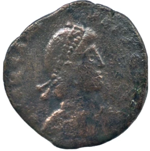 GRATIAN ROMAN FOLLIS COIN - 21MM 4.1 GRAMS - GREAT DETAILS - Picture 1 of 2