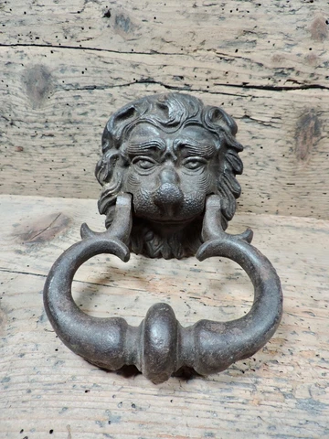 Original Antique Reclaimed Large 18th Century Georgian Door Knocker Cover
