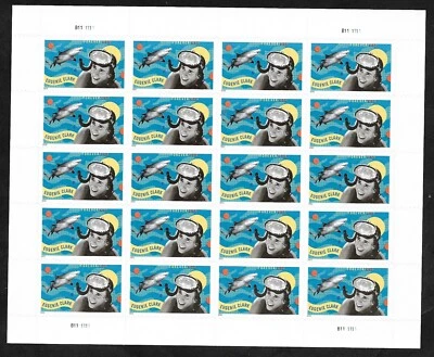 #5693 Eugenie Clark "Shark Lady" (forever) 2022 Issue-MNH Sheet of 20 - Image 1 of 2