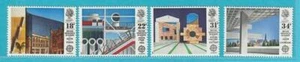 Großbritannien CEPT aus 1987 ** postfrisch MiNr. 1105-1108 Moderne Architektur - Bild 1 von 1
