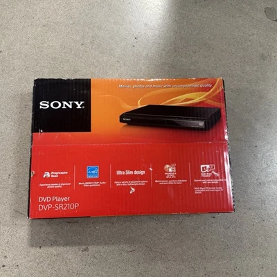 Sony Progressive Scan CD and DVD Player Brand New in Black | DVP-SR210P - Image 1 of 4