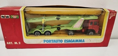 POLITOYS POLISTIL GIFTSET M2 PORTAUTO ESAGAMMA - 1/43 -  ORIGINAL MINT BOX - COL - Immagine 1 di 4