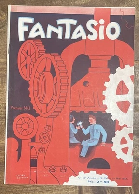 Fantasio - May 1, 1933 - Complete w/L Boucher Cover - Image 1 of 4