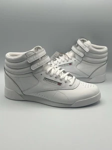 Reebok Freestyle Hi High Top weiß Cheerleading Tanzschuh - Kinder Jugend Größe 6,5 - Bild 1 von 8
