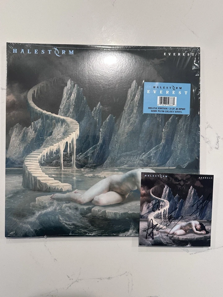 Halestorm - Everest (2 LP 2025 Atlantic) Dark Plum Galaxy Signed insert