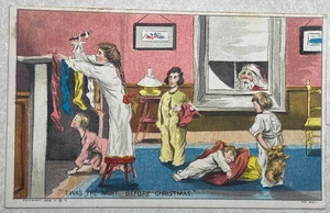 J482 AK Weihnachtsmann Nikolaus Weihnachten Merry Xmas - Bild 1 von 2