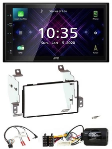 JVC DAB 2DIN Lenkrad Bluetooth USB Autoradio für Nissan Note E11 2009-2013 - Bild 1 von 11