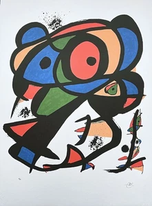 JOAN MIRÓ - Colpir sense nafra - signed, numbered edition 90/150,56x76cm - Picture 1 of 7